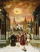 Antoine Caron Dionysius Areopagite and the eclipse of Sun oil painting artist